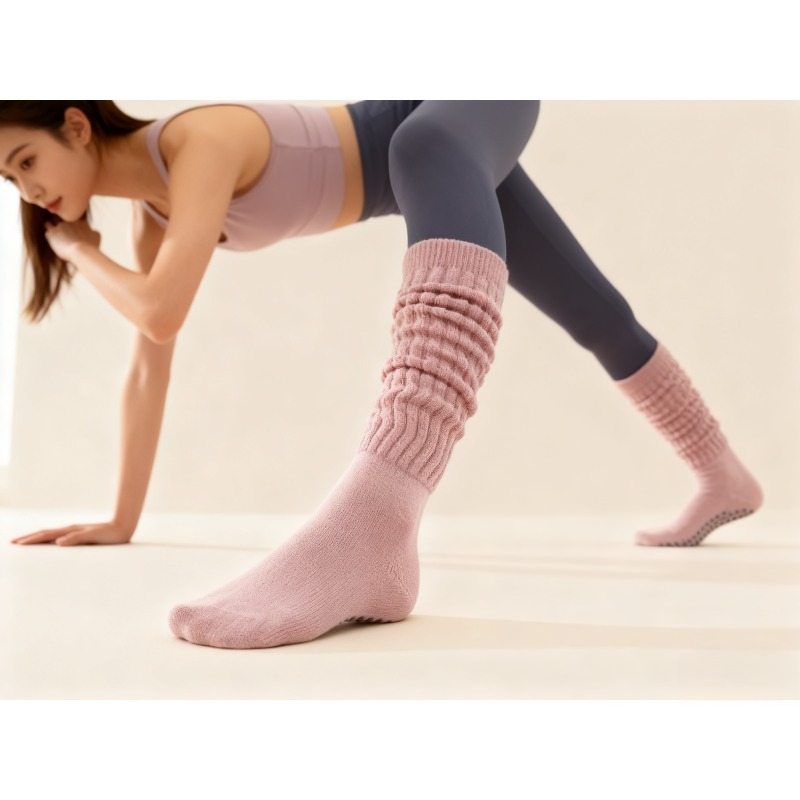 Pilates Yoga Gym - Mulheres algodão antiderrapante meias de pilato
