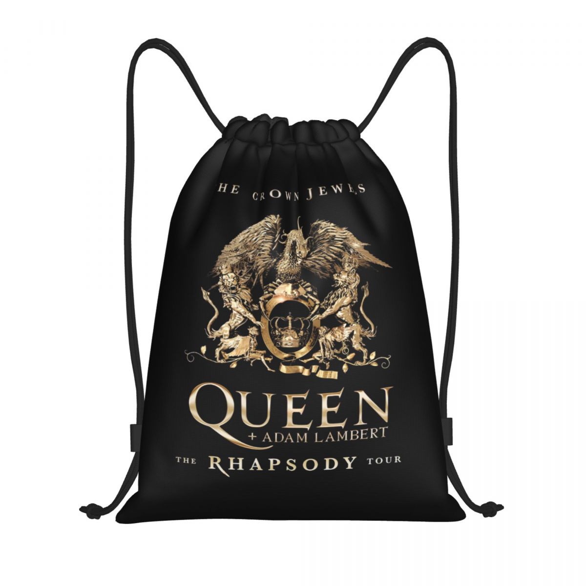 Pilates Yoga Bag - Custom Freddie Mercury Crown Drawstring Bags