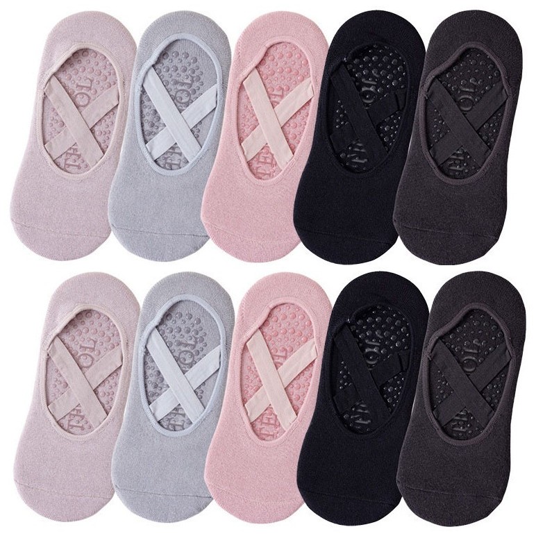 Pilates Yoga And Barre - 1/3 Pares de Meias de Yoga
