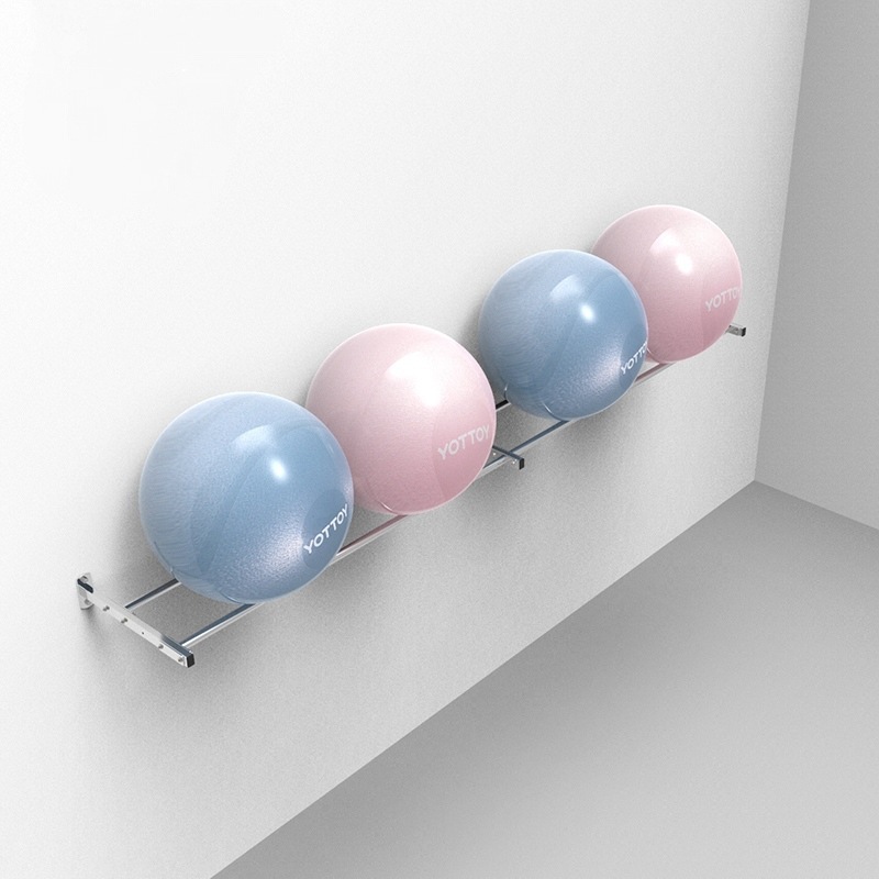 Pilates Yoga Room - Prateleira de armazenamento de bola de