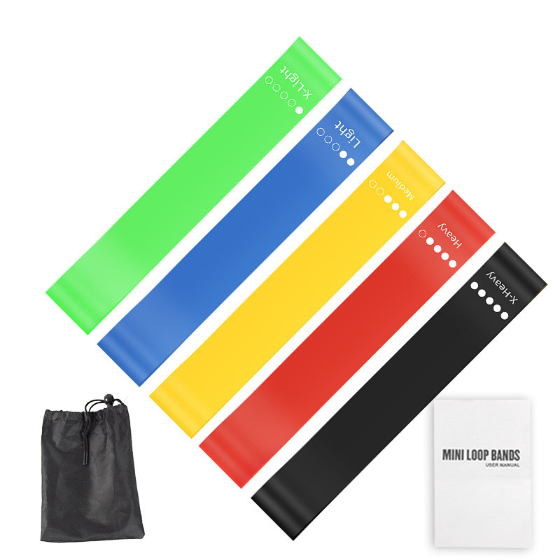 Pilates Yoga Bag - Conjunto de 5 Faixas de Resistência