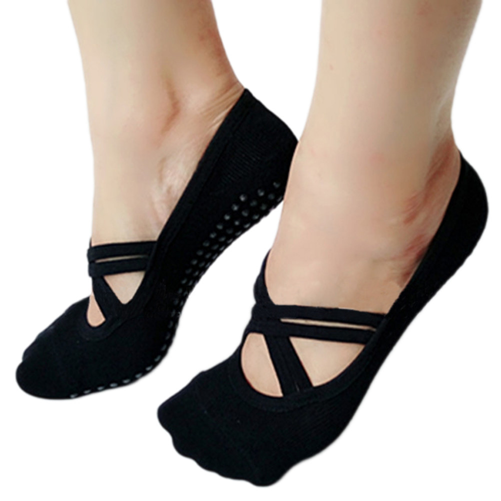 Pilates Yoga And Barre - Meias de Yoga Femininas com Gel