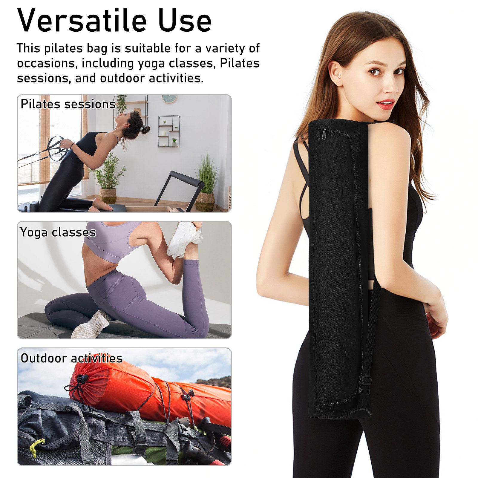 Bolsa Grande de Yoga em Tecido - Pilates Yoga Oxford avaliação e preço