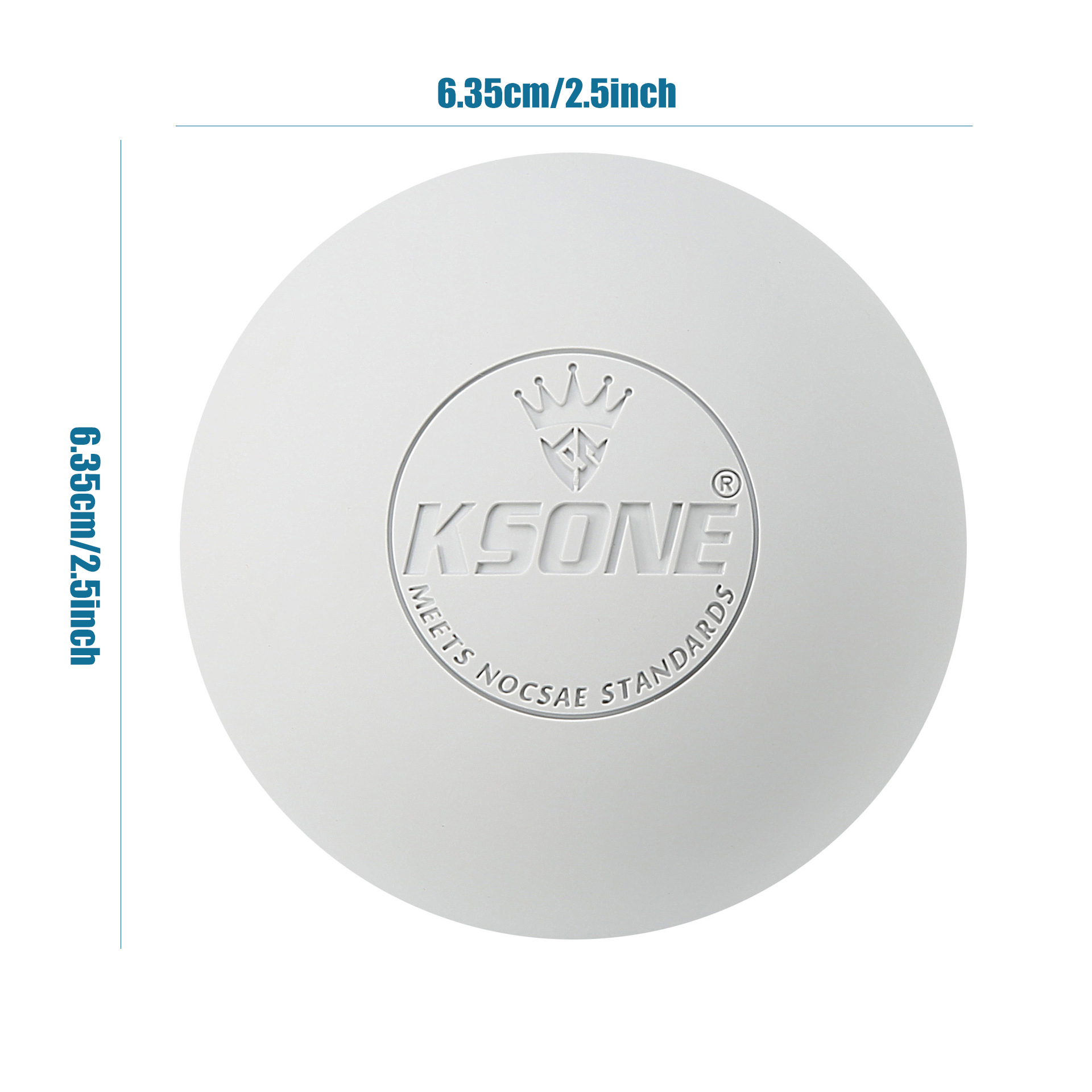 Bola de fáscia de ioga KSONE d - Pilates Toning Ball avaliação e preço