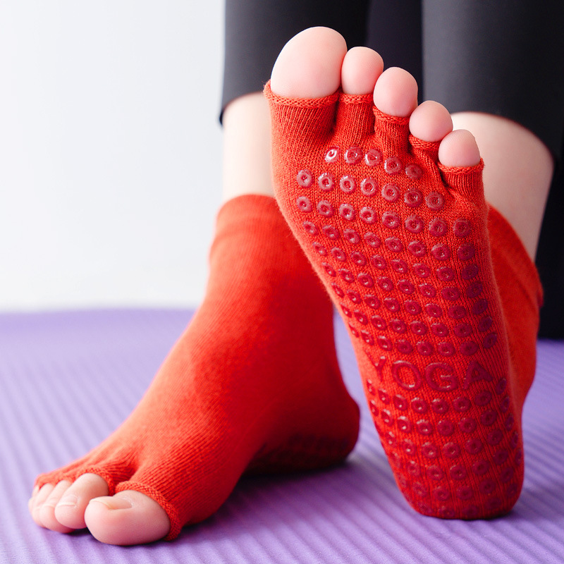Meias de yoga meio dedo do pé  - Pilates Yoga Gym avaliação e preço