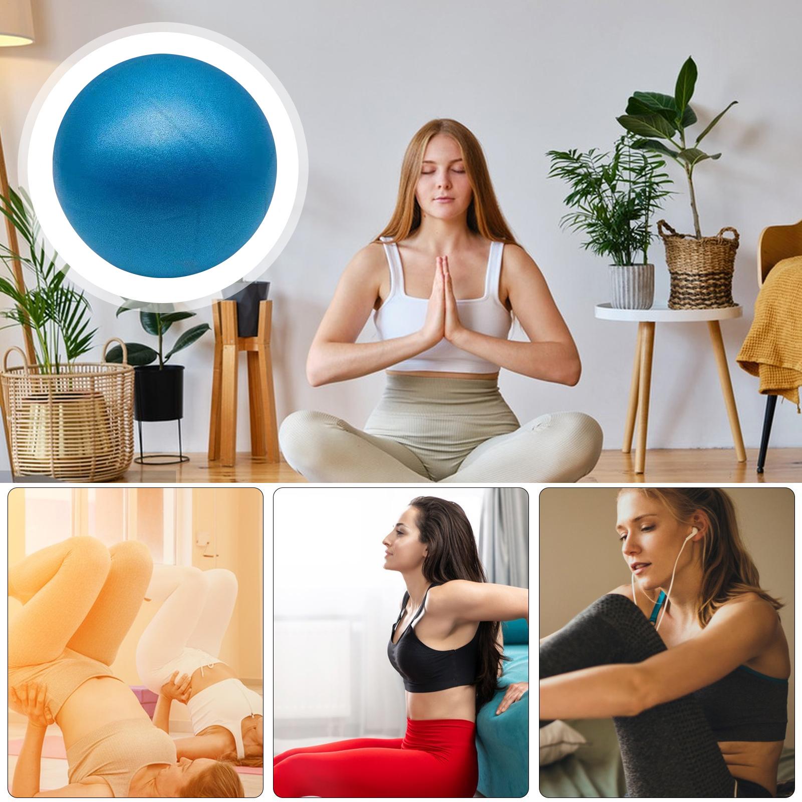 15cm bola de yoga à prova de e - Pilates Toning Ball avaliação e preço