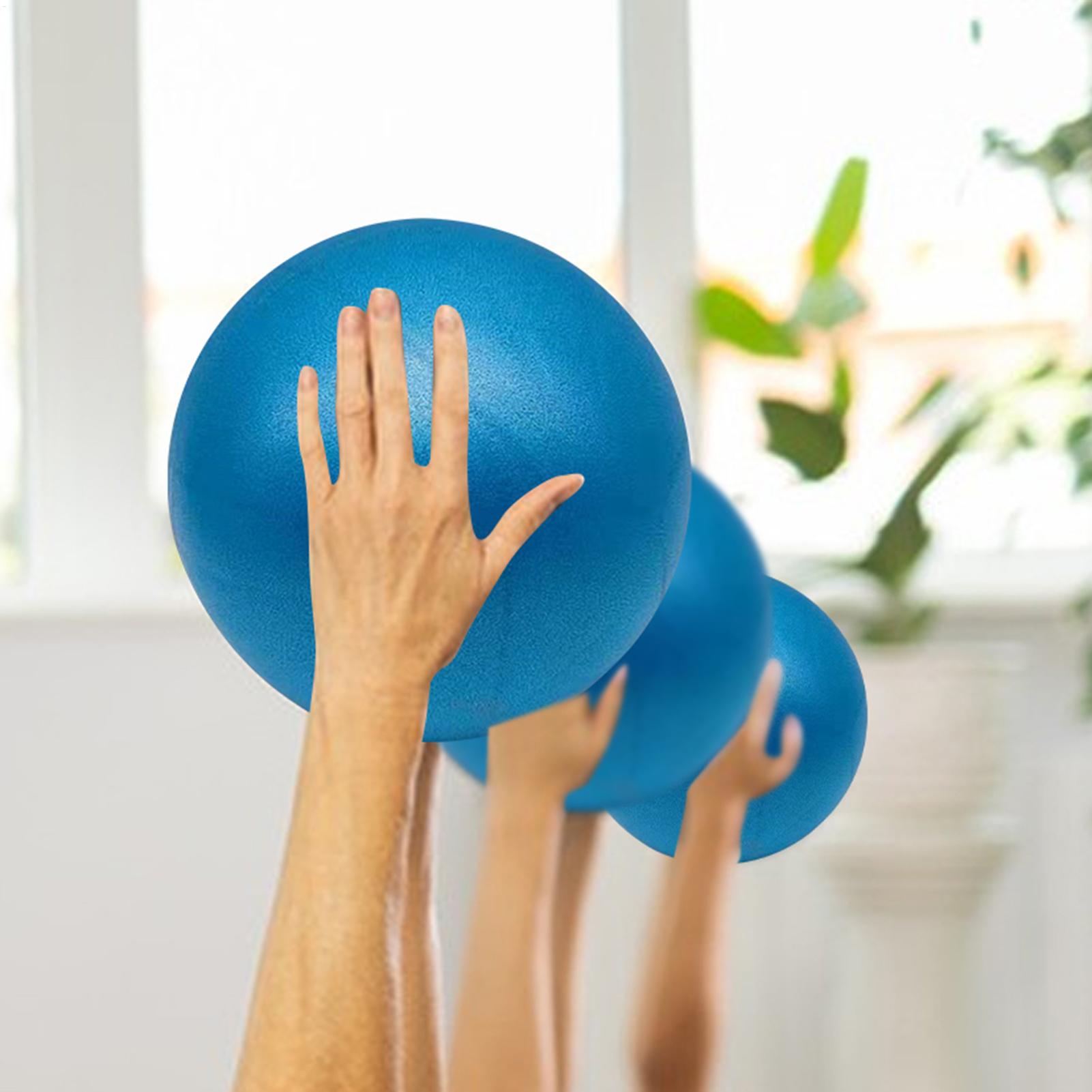 15cm bola de yoga à prova de e - Pilates Toning Ball avaliação e preço
