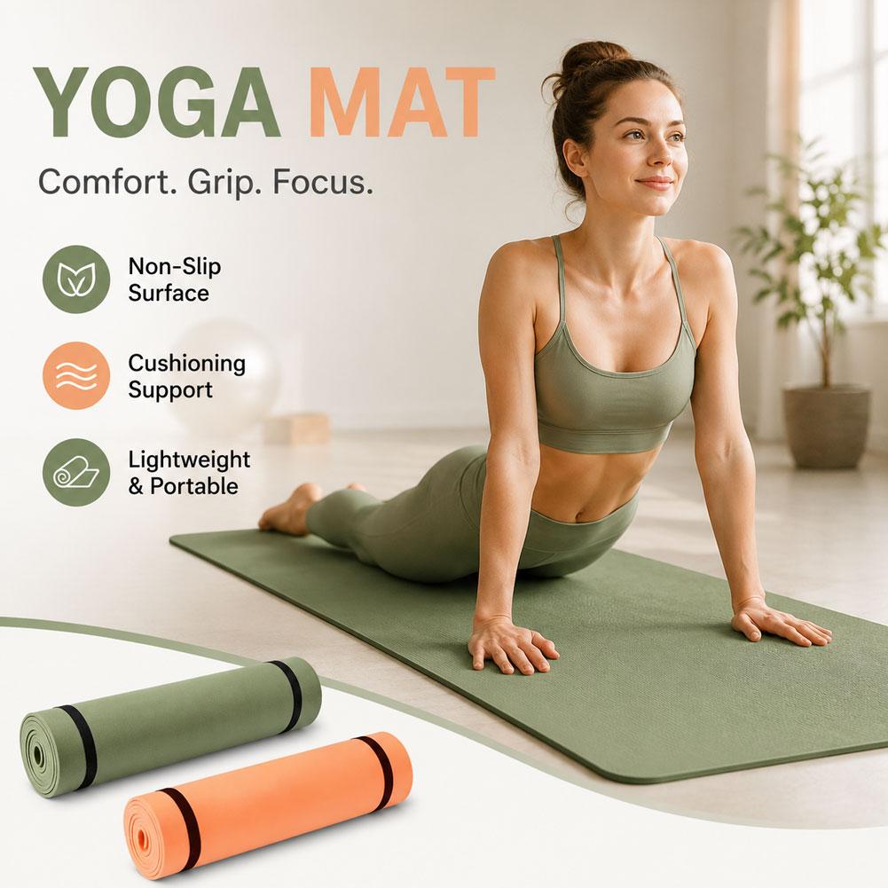 Tapete de ioga grosso antiderr - Pilates Yoga Shoes avaliação e preço
