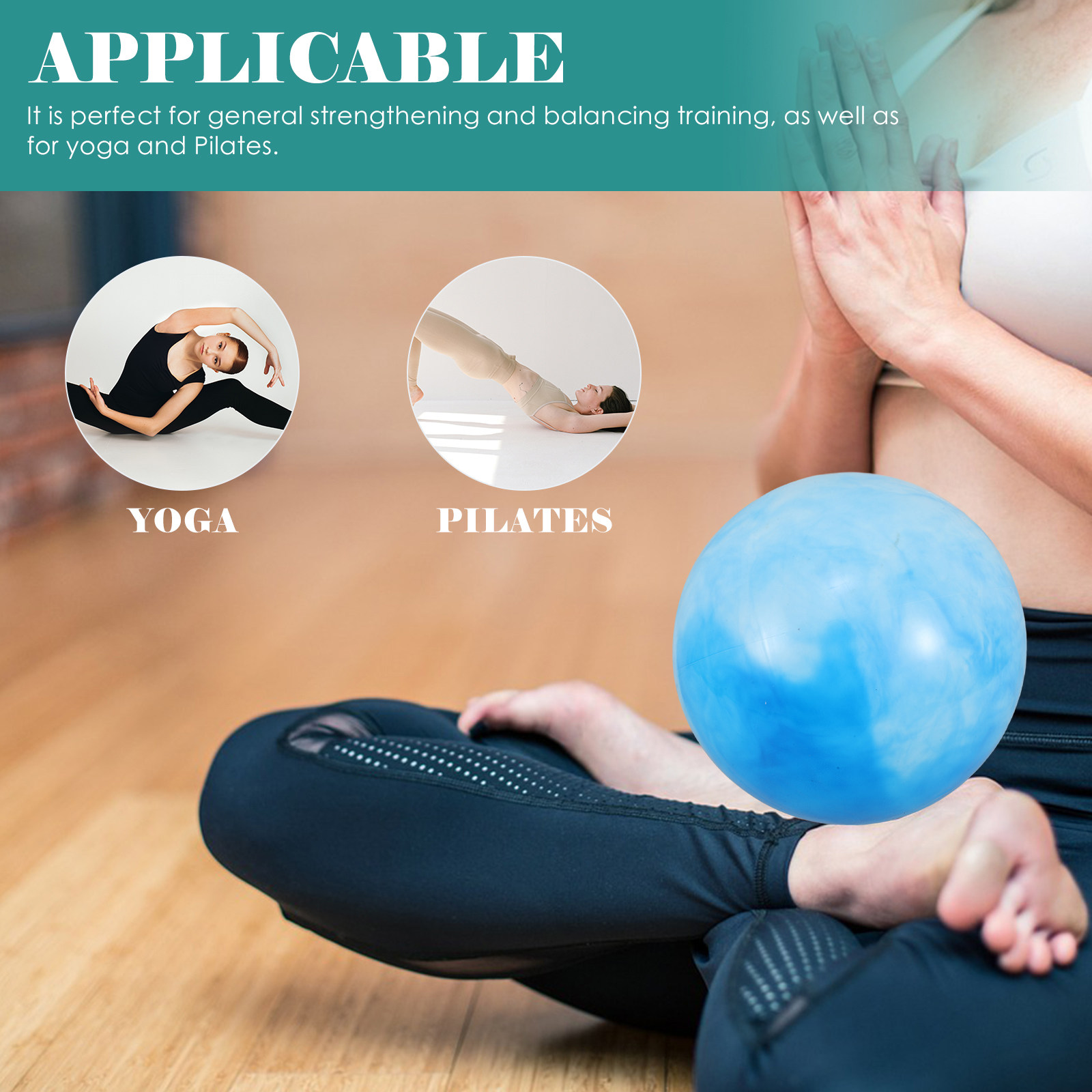Mini Bola de Pilates 25 Cm Est - Pilates Toning Ball avaliação e preço