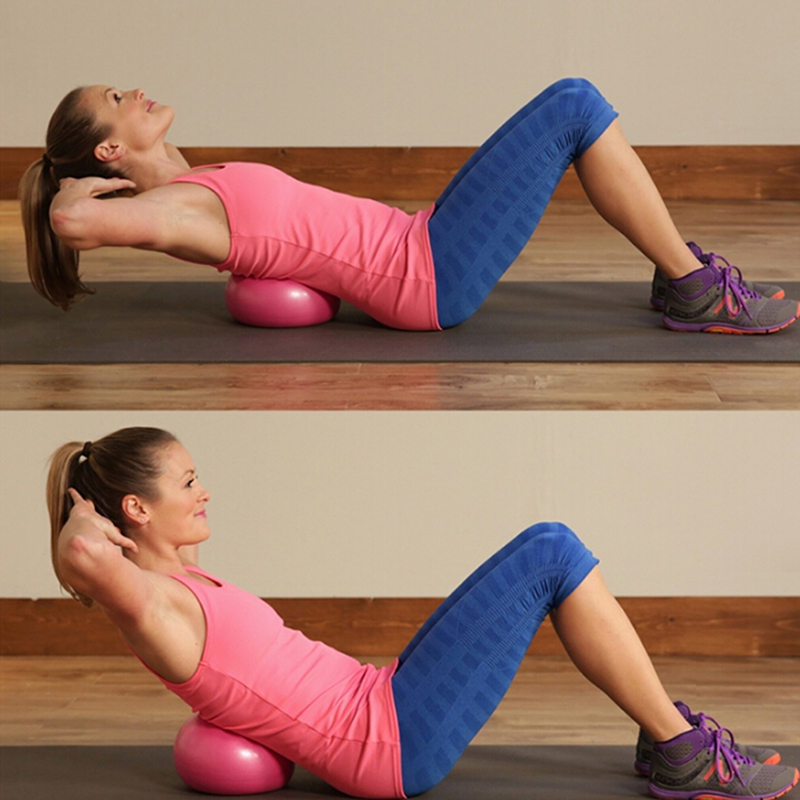 Novo 25cm bola de yoga exercíc - Pilates Toning Ball avaliação e preço