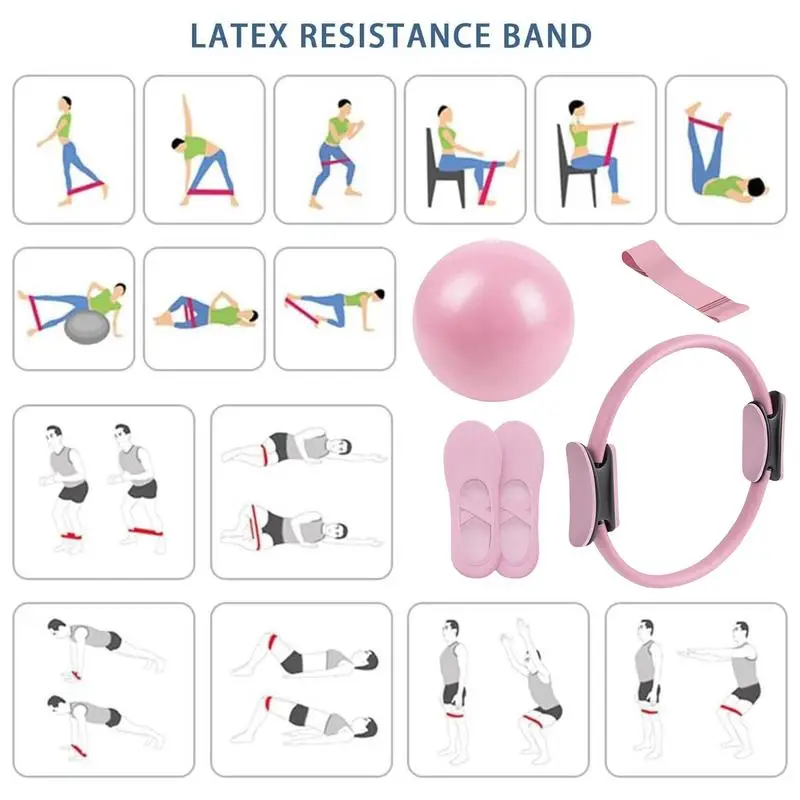 Conjunto de anel e bola de pil - Pilates Toning Ball avaliação e preço
