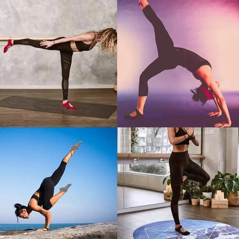 Meias de Yoga Antiderrapantes  - Pilates Yoga Gym avaliação e preço