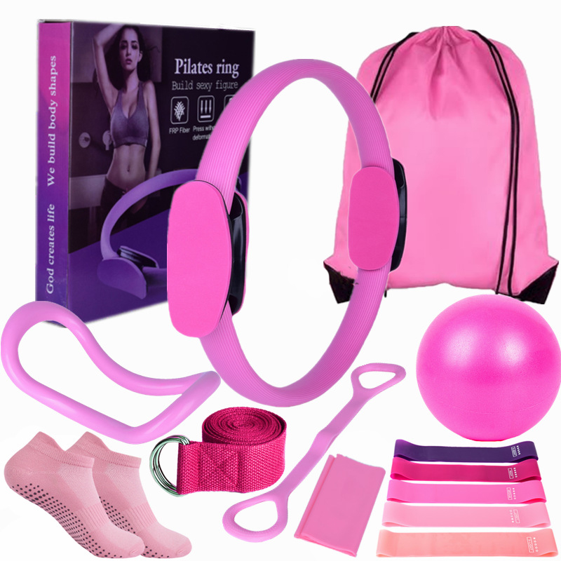 14 pçs kit de pilates em casa  - Pilates Toning Ball avaliação e preço